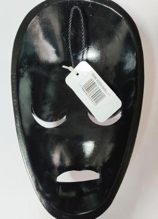 Настенная деревянная маска с перламутром маврикий6 фото