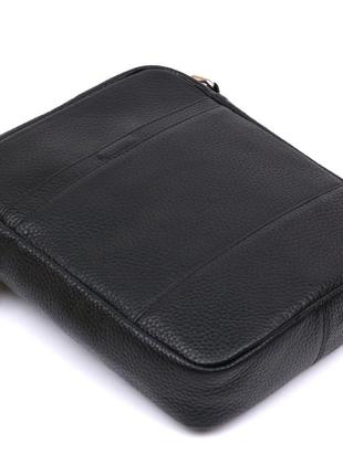 Практичная мужская сумка через плечо shvigel 16334 черный3 фото