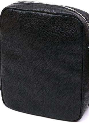 Практичная мужская сумка через плечо shvigel 16334 черный2 фото