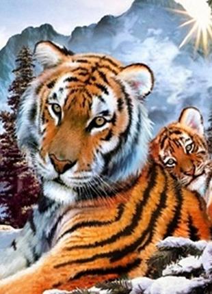 Алмазна вишивка. картина на підрамнику "давай дружити", 30х30см