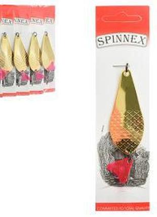 Блешня колебалка spinnex gold 18г sf24185-g18