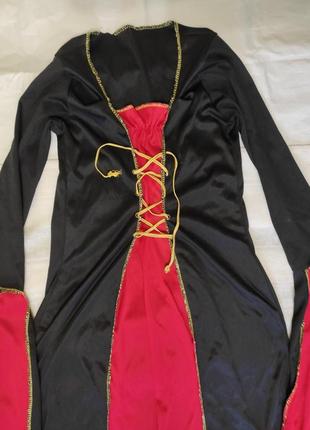 Карнавальное платье ведьмы леди вамп колдунья2 фото