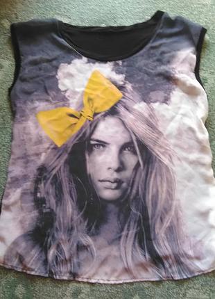 Бомбезний футболка комбінована