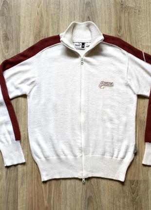 Чоловіча вінтажна вовняна олімпійка кельми puma vintage