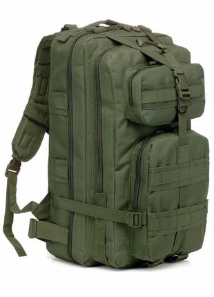 Тактический штурмовой военный рюкзак 45л портфель зеленый ho