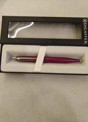 Ручка кулькова sheaffer vfm 9406-2 ballpoint pen in radiant ruby рожевий корпус