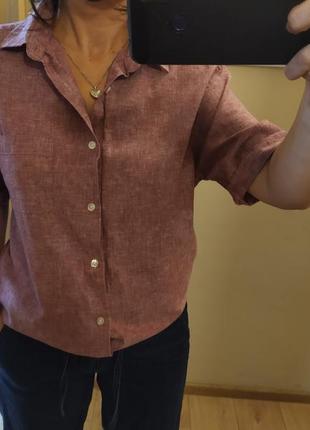Шикарна лляна сорочка