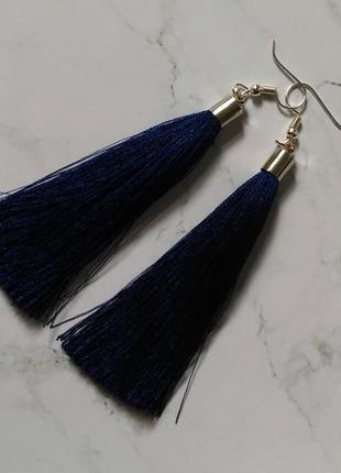Сережки кисточки, серьги, кисти,  китиці