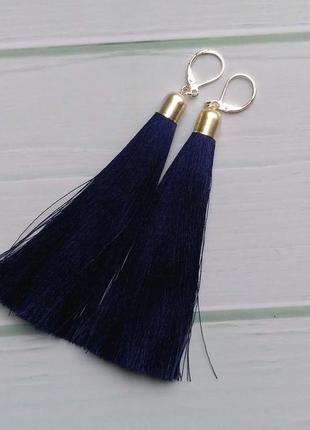 Сережки кисточки, серьги, кисти,  китиці