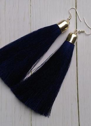 Сережки кисточки, серьги, кисти,  китиці