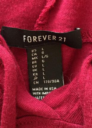 Весняний розпродаж! майка футболка з капюшоном forever 21 розмір l2 фото