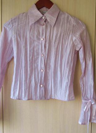 Костюм для девочки с юбкой из твида и нарядной блузой, 10-11 лет, rmx3 фото