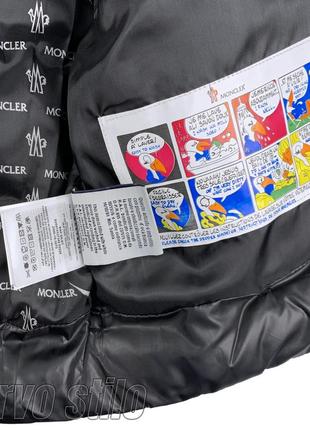 Чоловіча жилетка moncler, колір чорний, розмір 3xl9 фото