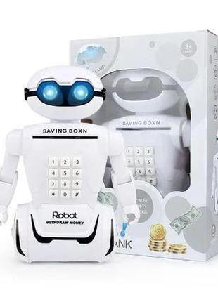 Игрушка робот копилка с кодовым замком (сейф) аккумуляторный robot piggy bank 6688-8 kronos toys