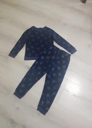 Флісовий костюм піжама george 5 - 6 роки