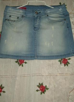 Супер юбка джинс"tally weill",р.44-160грн.1 фото