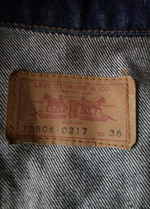 Куртка джинсовая levi's 70 года vintage3 фото