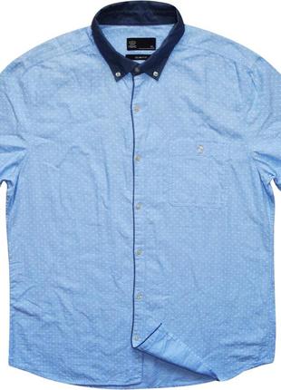 Мужская рубашка в горошек в узорчик next xl