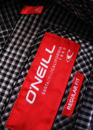 Чоловіча сорочка в дрібну клітку сіра o'neill xl