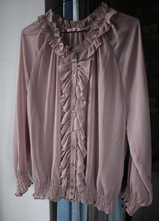 Блуза calliope, блузка з шифону