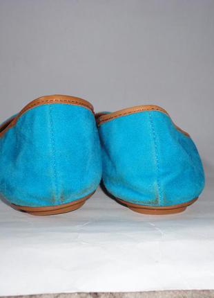 Балетки кожаные туфли замшевые р.393 фото