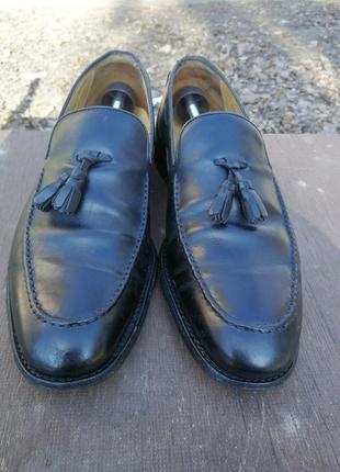 Мужские черные туфли лоферы charles tyrwhitt3 фото