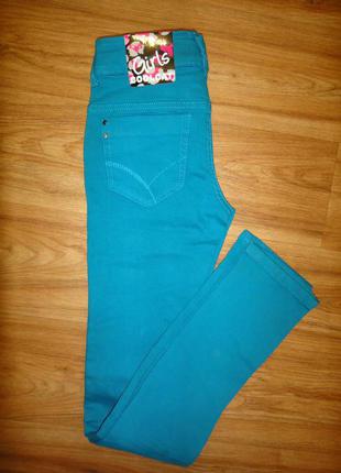 Яркие модные джинсы на девочку coolcat р. 158 - 164 (12-14 лет) стреч4 фото