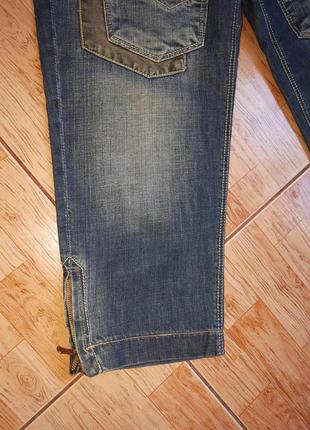 Распродаю срочно!!! интересные новые джинсовые шорты - капри!!5 фото