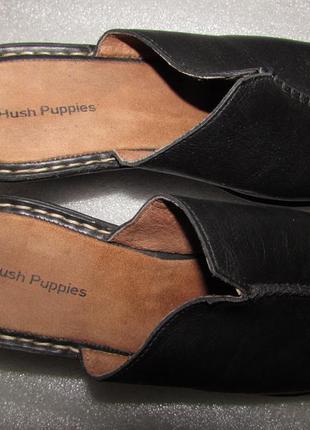 Мягкие шлёпанцы на танкетке 100% натуральная кожа ~hush puppies~ р 373 фото