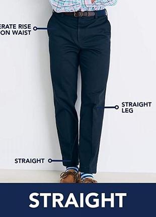 Брюки прямі izod regular american chino sp45563982 navy6 фото