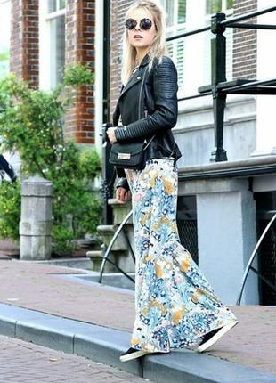 Легкие стильные цветочные штаны палаццо river island