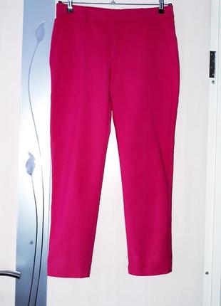 Штани zara 7/8 кольору фуксія