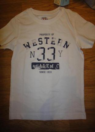 Футболка alive на мальчика р. 116 (5-7 лет) германия, хлопок 100%