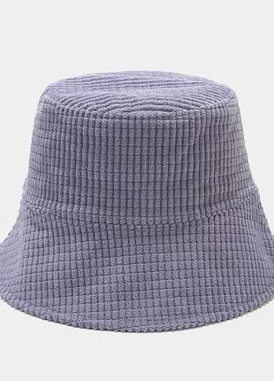 Панама вельвет сітка чорна, унісекс6 фото