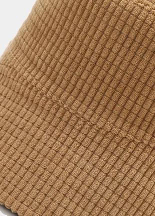 Панама вельвет сітка чорна, унісекс8 фото