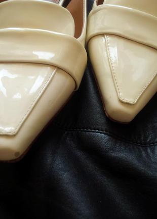 Стильные кожаные брендовые туфли босоножки мюли лоферы tory burch италия оригинал4 фото