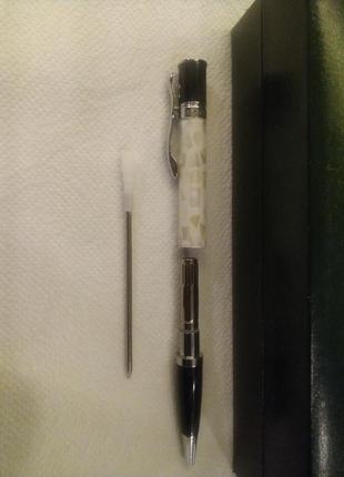 Ручка шариковая monteverde jewelria shell white коллекционная3 фото