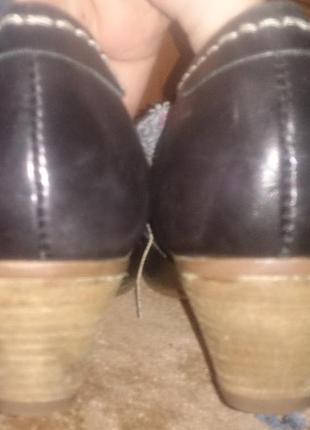 Стильні чорні туфлі перепонка р42 шкіра novocento2 фото