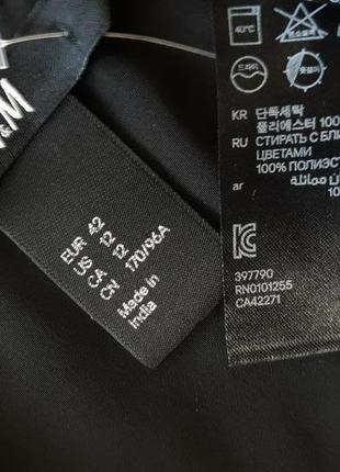 Легкое черное романтическое платьице h&m,на р-ры l/xl4 фото