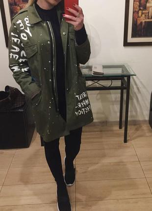 Куртка, парка зара zara м/l (5070005506)