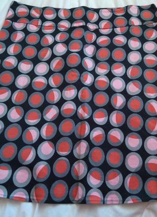 Юбка з 3d орнаментом, супер якість,  стрейчкоттон