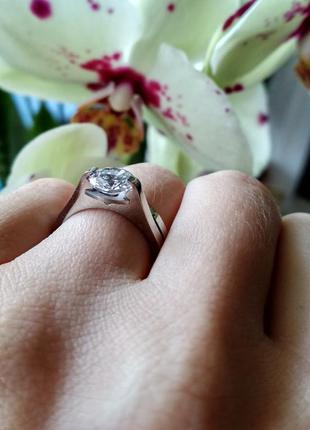 Распродажа шикарное двойное кольцо с бриллиантовой огранкой4 фото