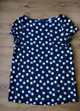 Класна блузка в горошок