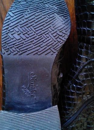 Актуальные лаковые челси semler,под крокодила,36.5-37 размера5 фото
