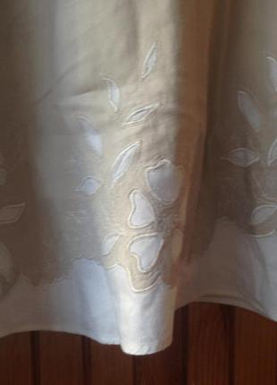 Юбка из натуральной ткани