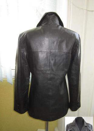 Модная  женская кожаная куртка-пиджак joy.  лот 1123 фото