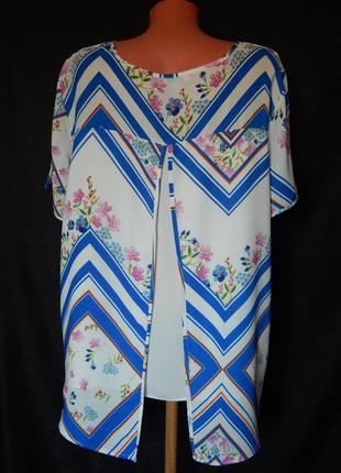 Блуза-разлетайка от reacocks(размер 20)