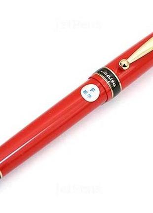 Pilot lucina fountain pen — red — fine nib пір'яна ручка червона тонке перо1 фото