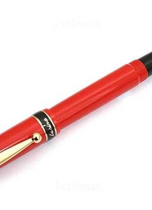 Pilot lucina fountain pen - red - fine nib перьевая ручка красная тонкое перо5 фото