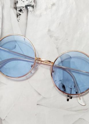 Цветные круглые очки тишейды черный